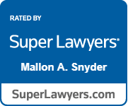 Rated By Super Lawyers Mallon A. Snyder | SuperLawers.com
